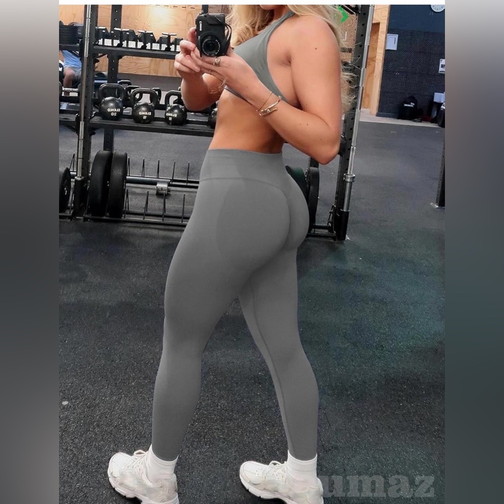 Gray Women's Athletic Leggings